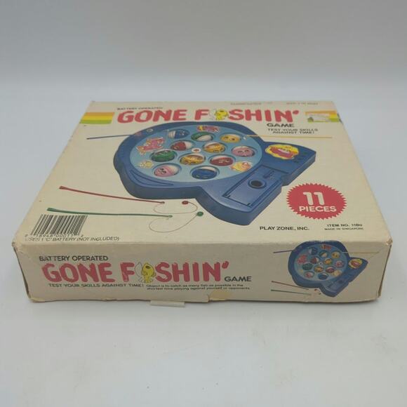 Vintage Gone Fishin' Game 1979 Incomplete No Poles Not Tested Play Zone Ages 4+ - Picture 2 of 4